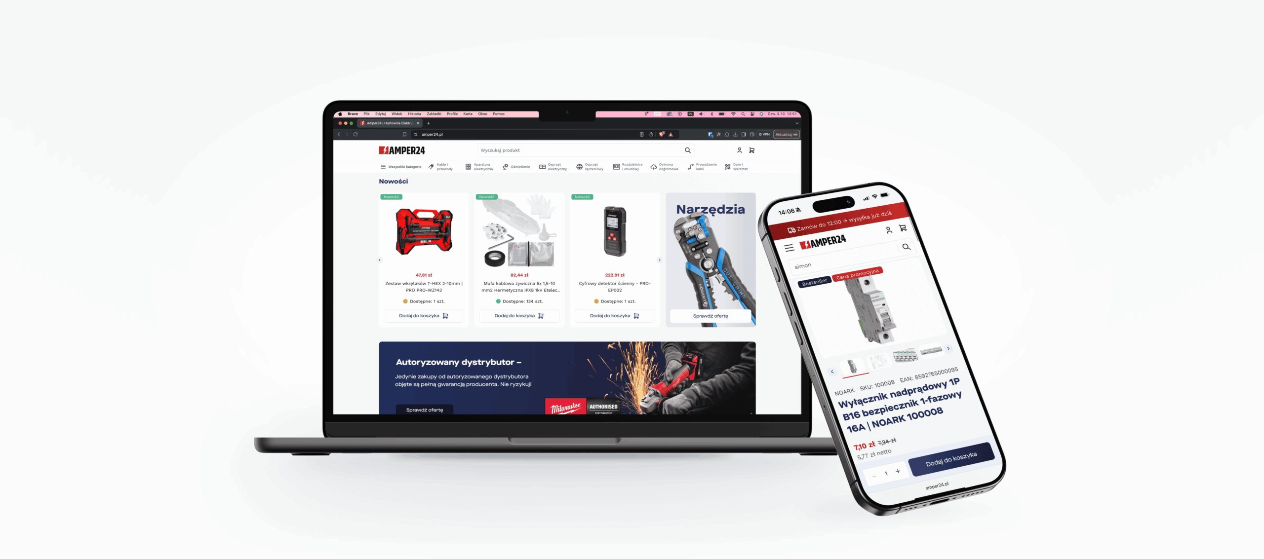 Amper24 wdrożenie ecommerce b2b/b2c - Cognize